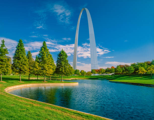 istock The Gateway Arch is surrounded by the Gateway Arch National Park 1273563499