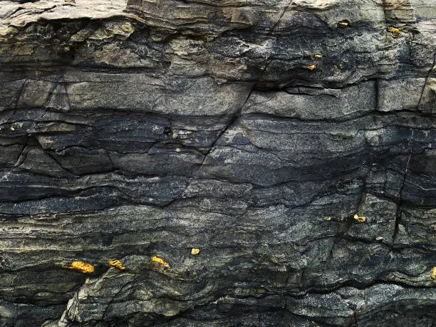 Realistic stone texture, rock layers texture, dark gray color