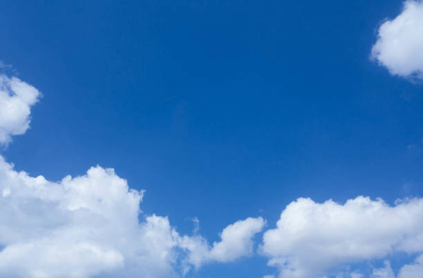 istock Clouds bright blue sky nature outdoor for background. 1273567570
