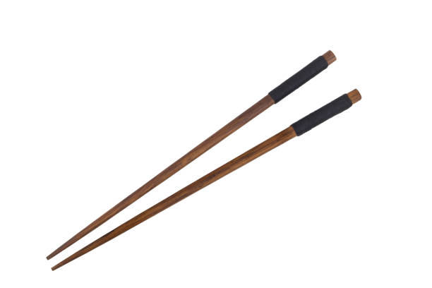 istock Japanese chopsticks isolated on white 1273572773