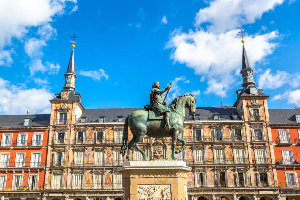 istock Plaza Mayo in Madrid, Spain 1273586043