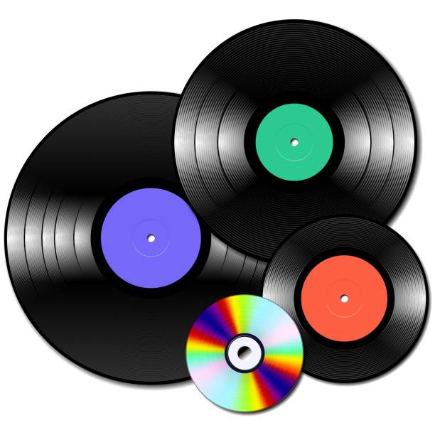 istock Vinyl lp and ep collection with various sizes of music media 1273586076