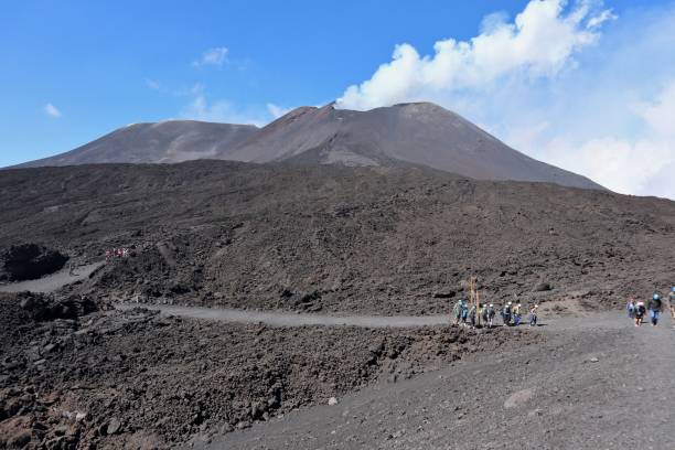 istock Etna - Panorama from the Upper Barbagallo Crater 1273587105