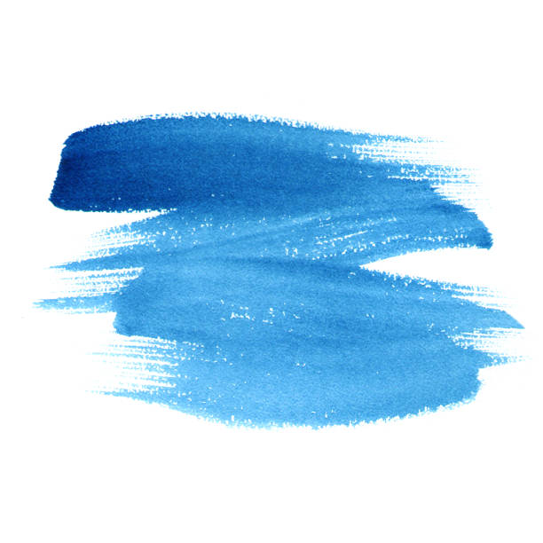 istock Abstract watercolor brush stroke painted background. Texture paper. 1273594368
