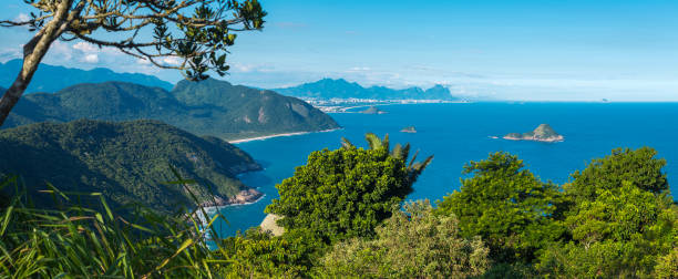 istock Ocean view over the mountains Brazil 1273595704