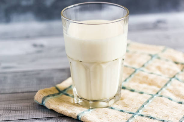 istock Kefir in a glass 1273597665