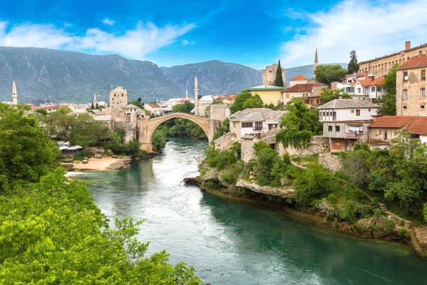 istock The Old Bridge in Mostar 1273600753