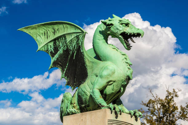 istock Dragon bridge in Ljubljana 1273601606