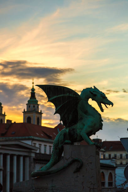 istock Dragon bridge in Ljubljana 1273601618