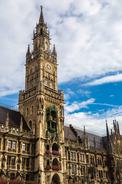 istock Marienplatz town hall in Munich 1273601646