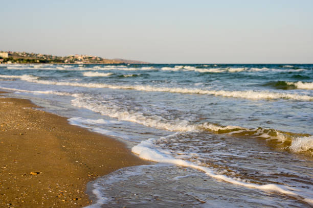 istock Sea waves in the morning. 1273603758