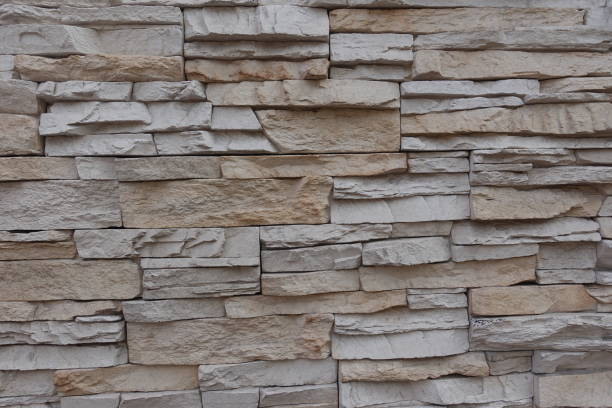 istock Wall of a flat stone building  Modern  Design 1273608355