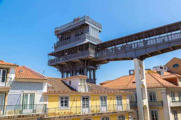 istock Santa Justa lift in Lisbon 1273608471