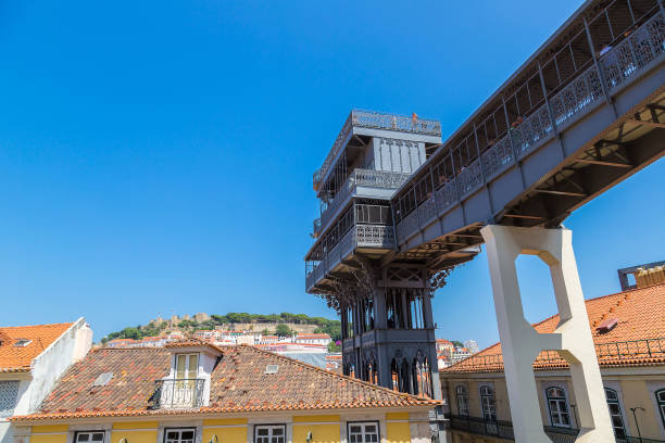 istock Santa Justa lift in Lisbon 1273608495