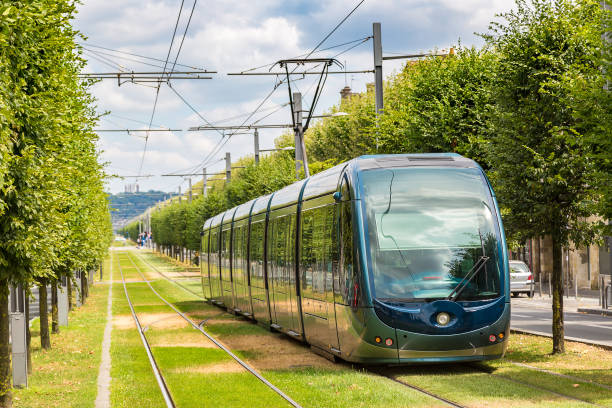 istock Modern city tram in Bordeaux 1273609065