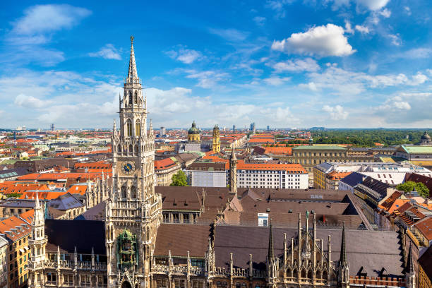 istock Aerial view of Munich, Germany 1273609436