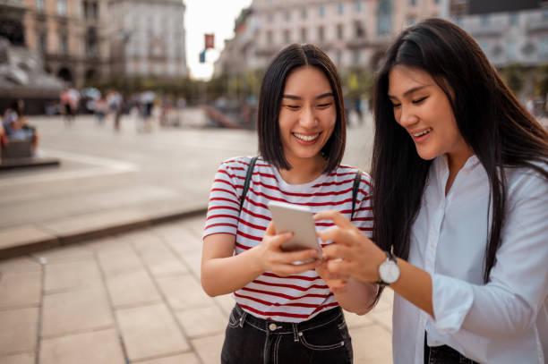 istock Young Chinese tourist Visiting Italy. 1273611453