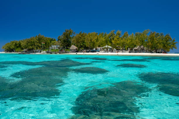 Paradis island in Blue Bay, Mauritius island