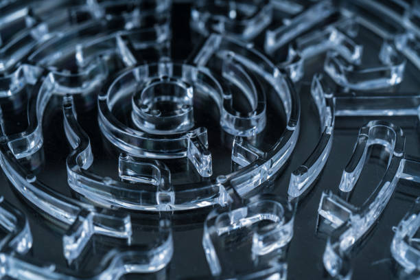 istock A maze of glass on a black background 1273637908