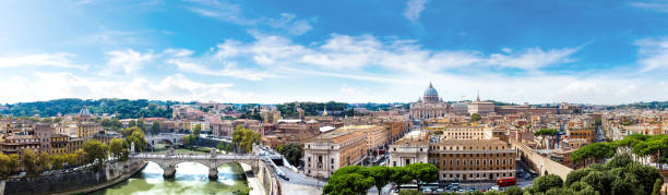 Rome and Basilica of St. Peter in Vatican
