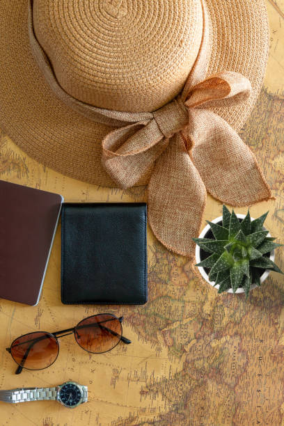 istock Travel concept on wooden table 1273638726