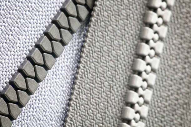 istock Close-up zip gray background texture,  hobby diy concept 1273640049
