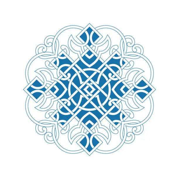 Vector illustration of Knot Ornaments of China Style