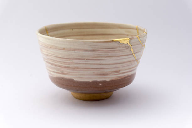 istock Kintsugi Japanese antique ceramic bowl 1273649497