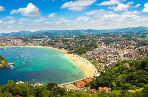 istock Panoramic view of San Sebastian 1273650687