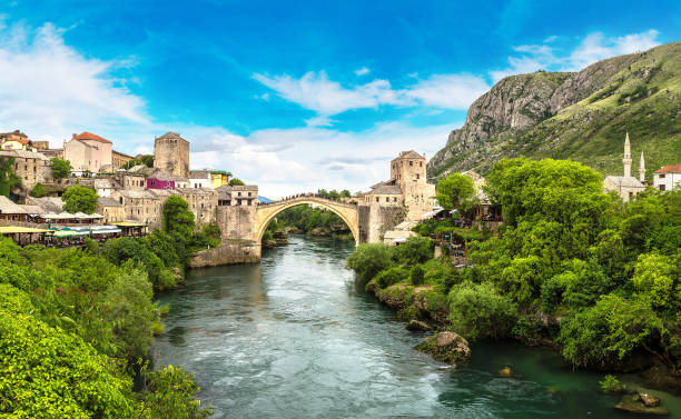 istock The Old Bridge in Mostar 1273657400