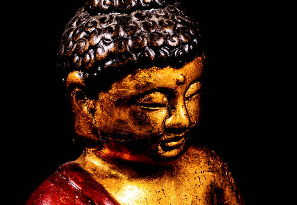 istock Oriental Buddist Statue Isolated 1273658887