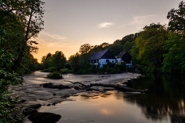 istock Sunset at the Wipperkotten in Solingen, Germany 1273659857