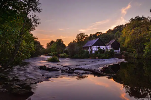 Wipperkotten at river Wupper in Solingen, Germany