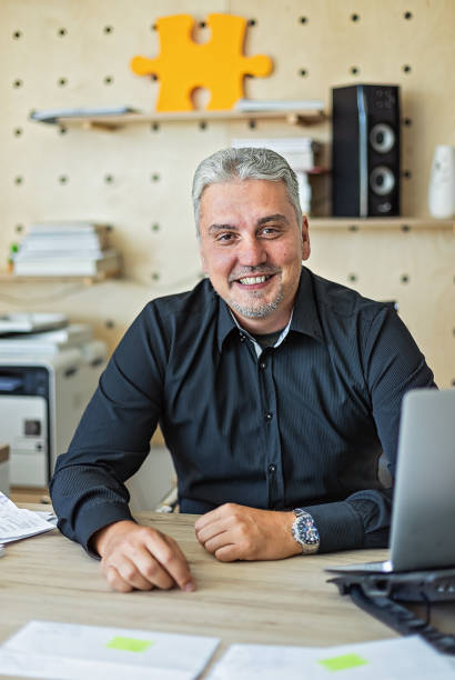 istock Portrait of mature businessman 1273664607