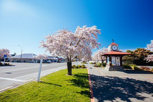 Darfield, New Zealand - September 19th 2019: The rural township of Darfield in Canterbury, New Zealand