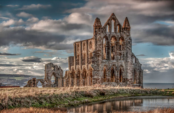 istock Whitby Abbey Ruins at sunset 1273671610