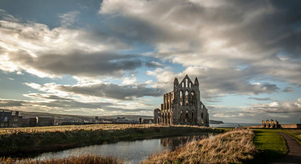 istock Whitby Abbey Ruins at sunset 1273671631