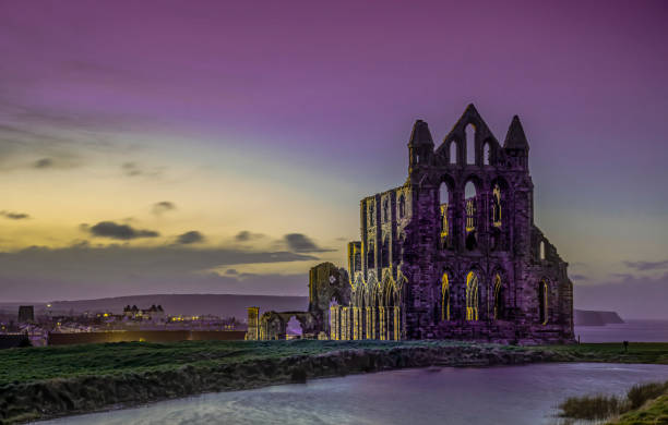 istock Whitby Abbey Ruins at sunset 1273672168
