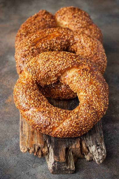 istock Simit -  traditional Turkish bagel with sesame seed 1273676209