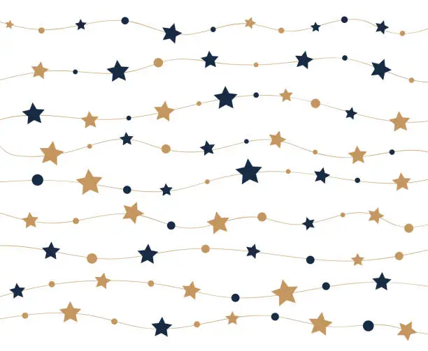Vector illustration of Star Pattern Background. Vector illustration.