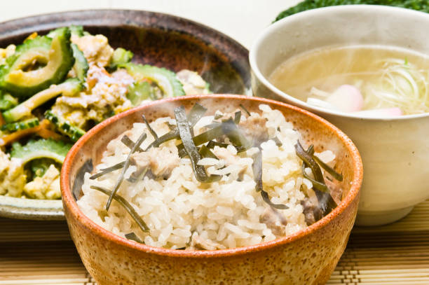 istock Pork cooked rice Local cuisine / Okinawa 1273678690