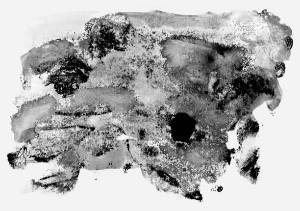 istock hand draw black-and-white gouashe texture.Picture for creative wallpaper or design work. 1273686798