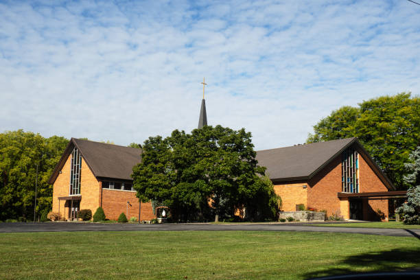 istock Catholic church on a Sunday morning 1273702883