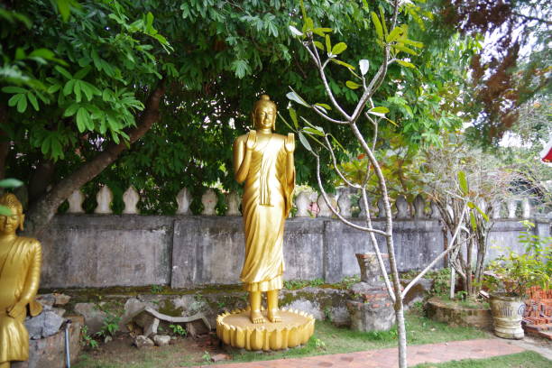 istock Buddhist temple in Luang Prabang 1273711269