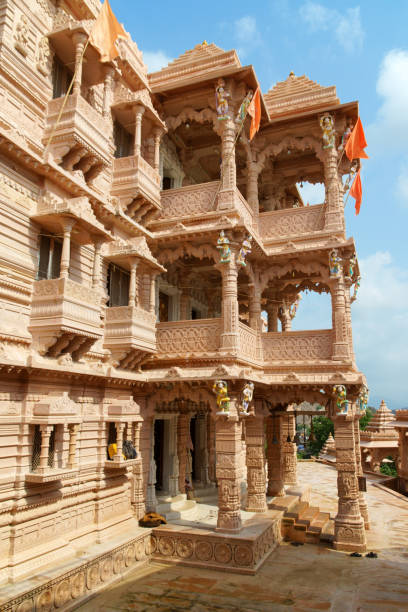 istock Modern Hindu Temple in Narlai, India 1273713593