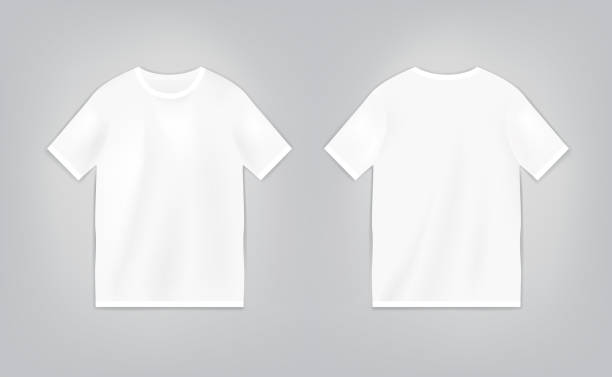 istock T-shirt template with short sleeve. Shirt mock up vector set 1273716850