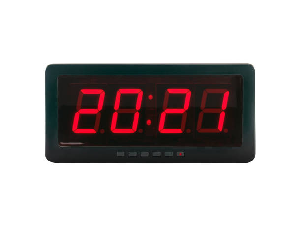 istock close up red led light illumination numbers 2021 on black digital electric alarm clock display isolated on white background 1273722066