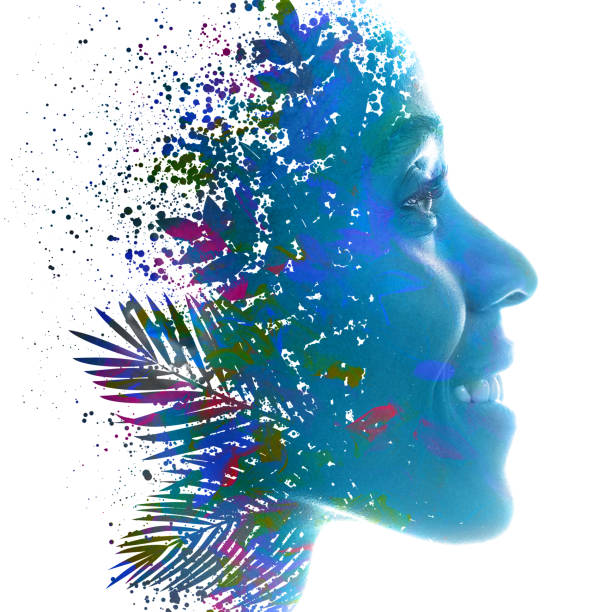 istock A portrait combined with a digital illustration 1273722751