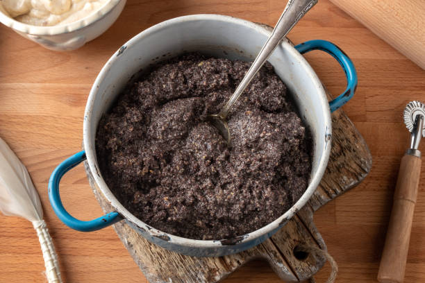 istock Poppy seed filling for buchty, typical Czech sweet buns 1273728757
