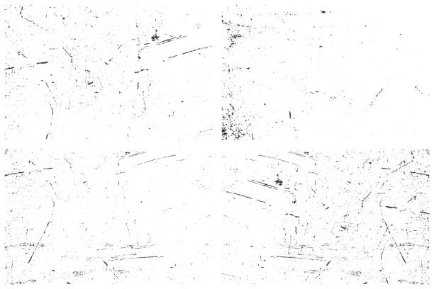 Set of grunge texture vector illustration Set of grunge texture vector illustration distressed photographic effect stock illustrations